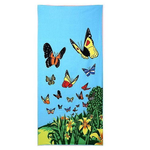Summer Microfiber Printed Beach Towels, Various Designs